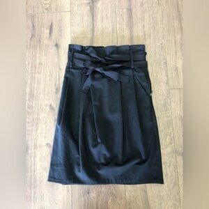 ARITZIA TALULA BABATON HIGH WAST PLEATED WITH FRON BOW